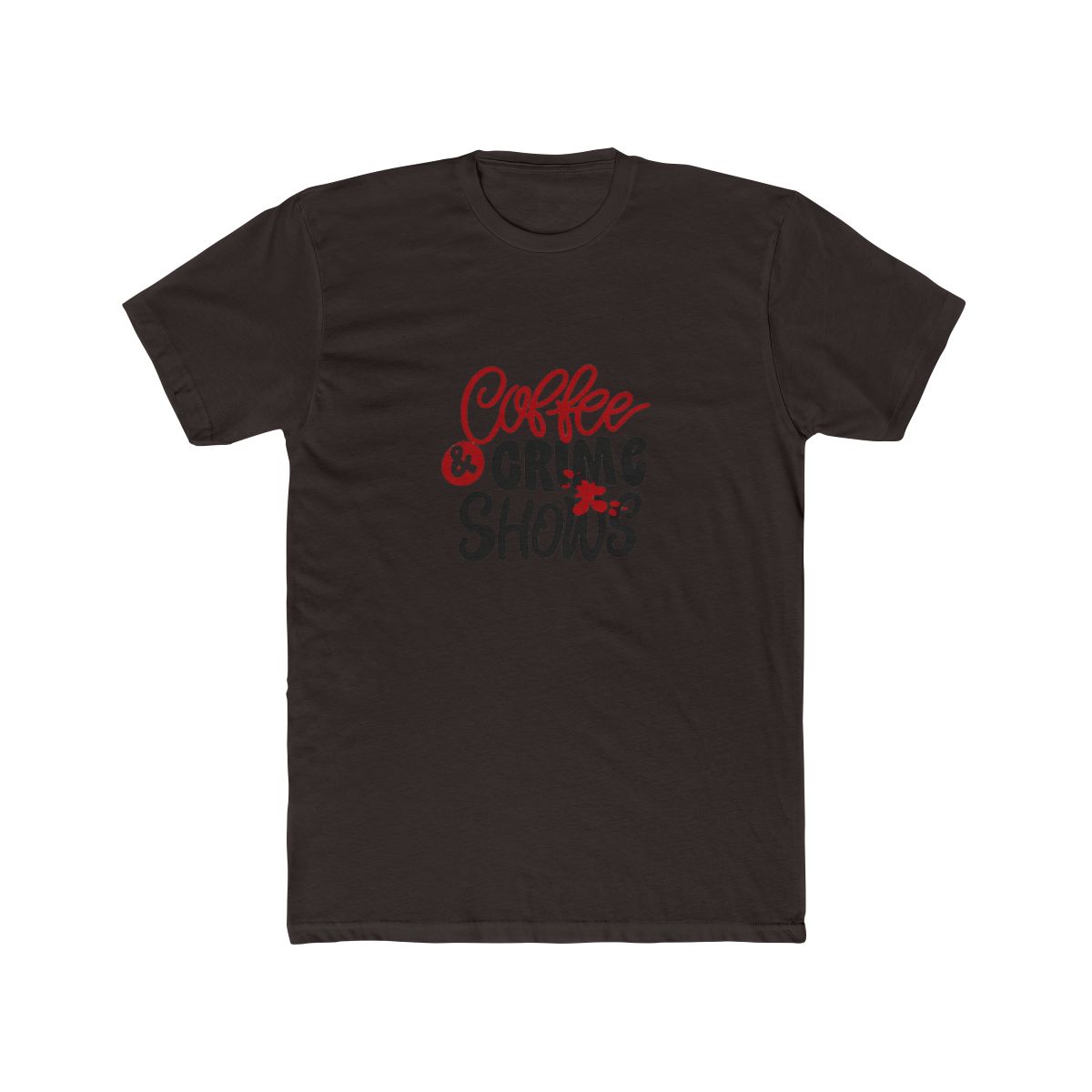 Coffee and Crime True Crime T Shirt - Funny Podcast Junkie Gift - alternate angle 5, merchandise