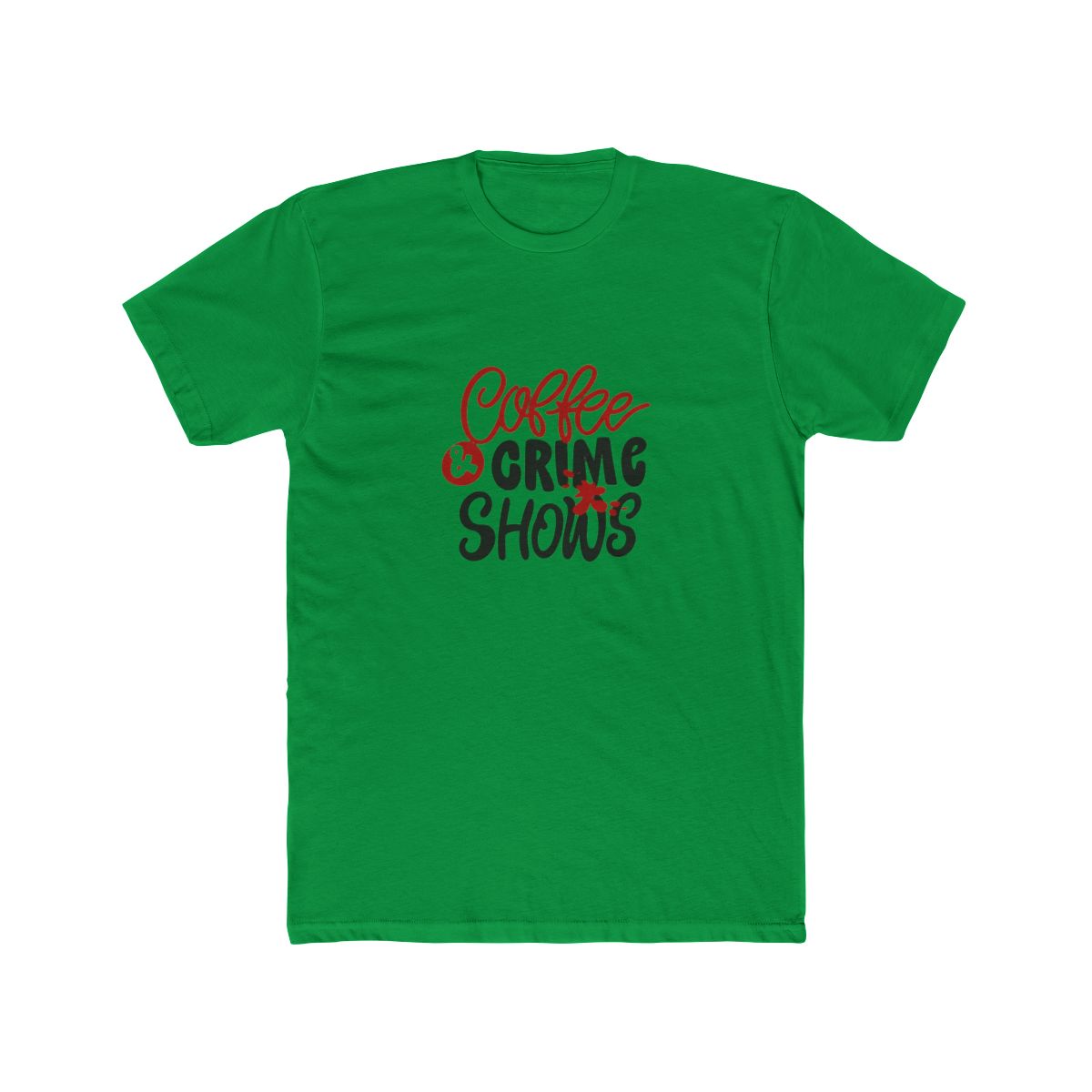 Coffee and Crime True Crime T Shirt - Funny Podcast Junkie Gift - alternate angle 2, merchandise