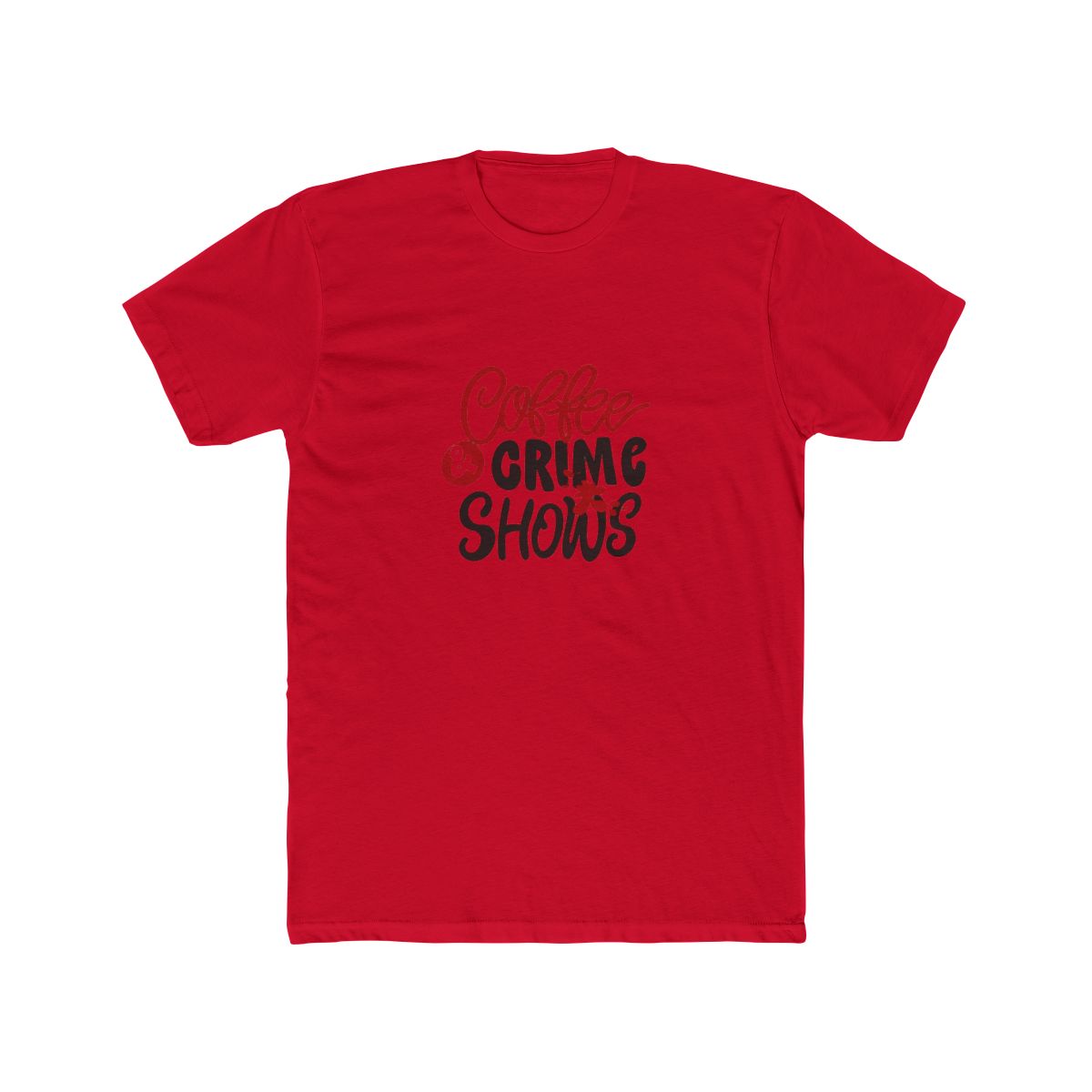 Coffee and Crime True Crime T Shirt - Funny Podcast Junkie Gift - alternate angle 4, merchandise