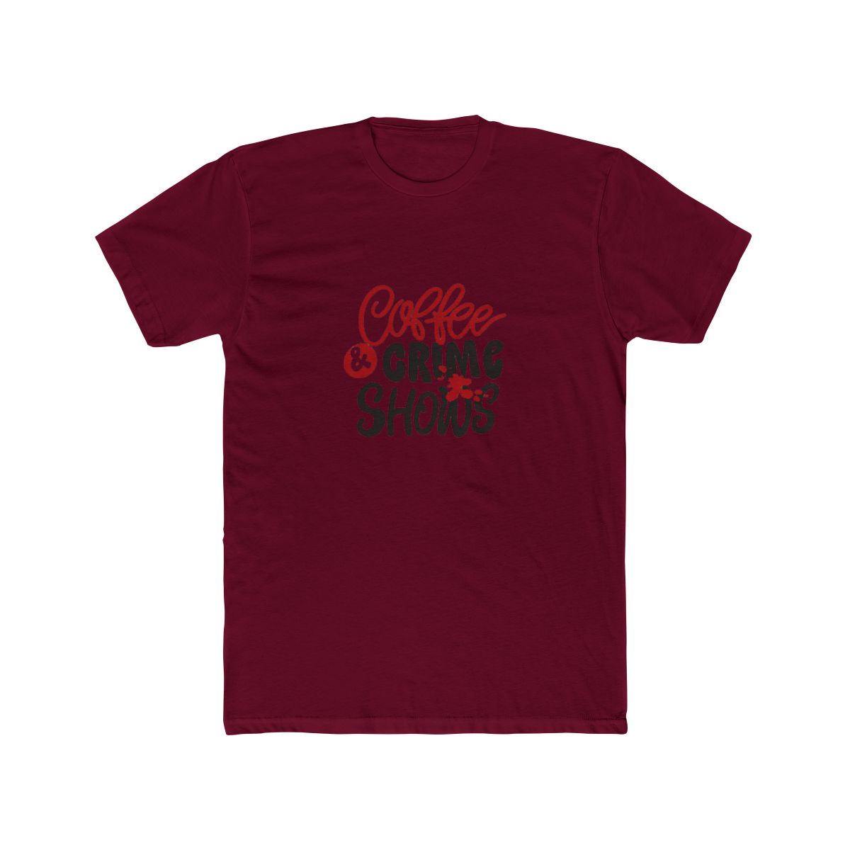 Coffee and Crime True Crime T Shirt - Funny Podcast Junkie Gift - alternate angle 3, merchandise