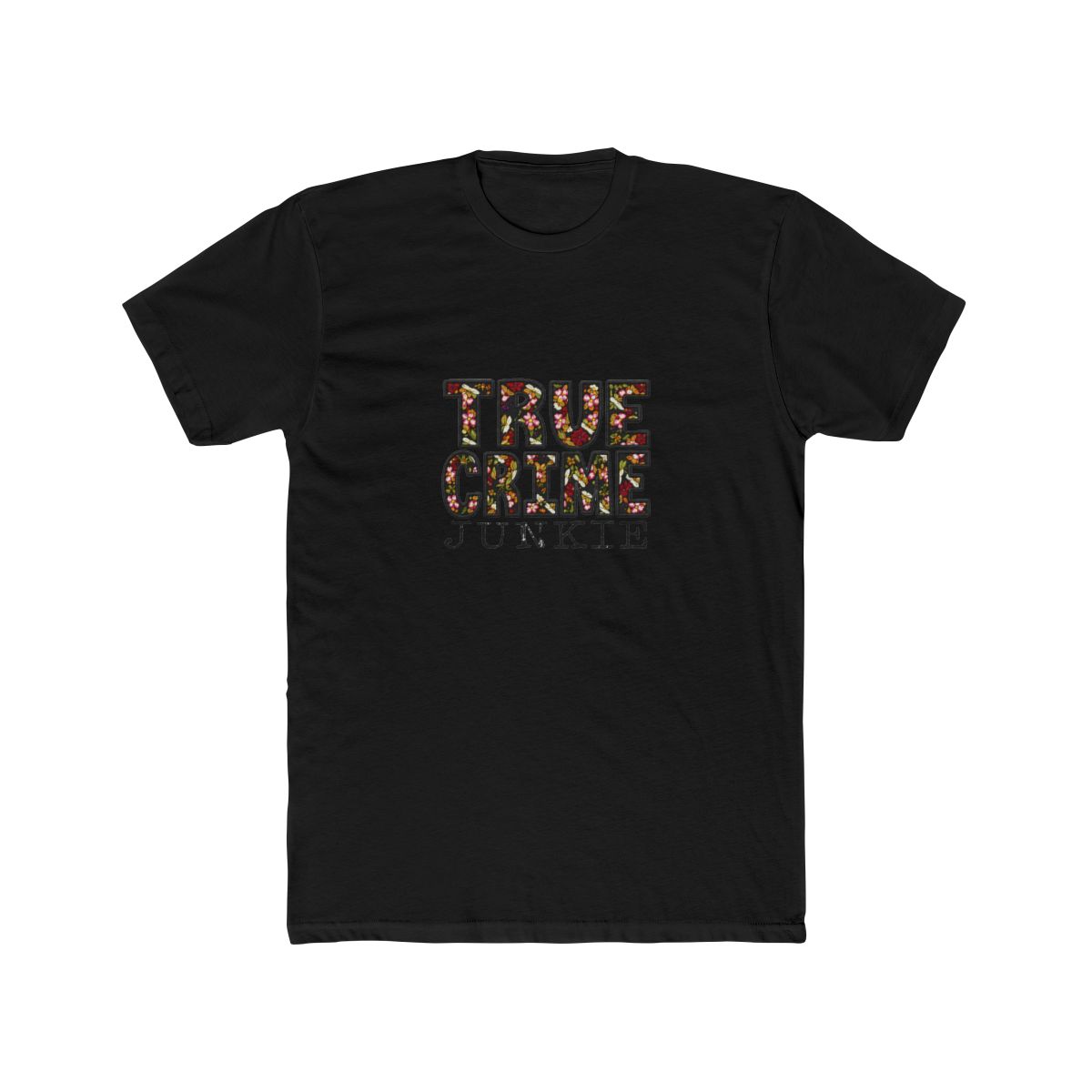 True Crime Junkie Shirt, True Crime Lover Tee, Crime Podcast Shirt, Funny Crime Fan Gift, Graphic T Shirt - alternate angle 3, merchandise