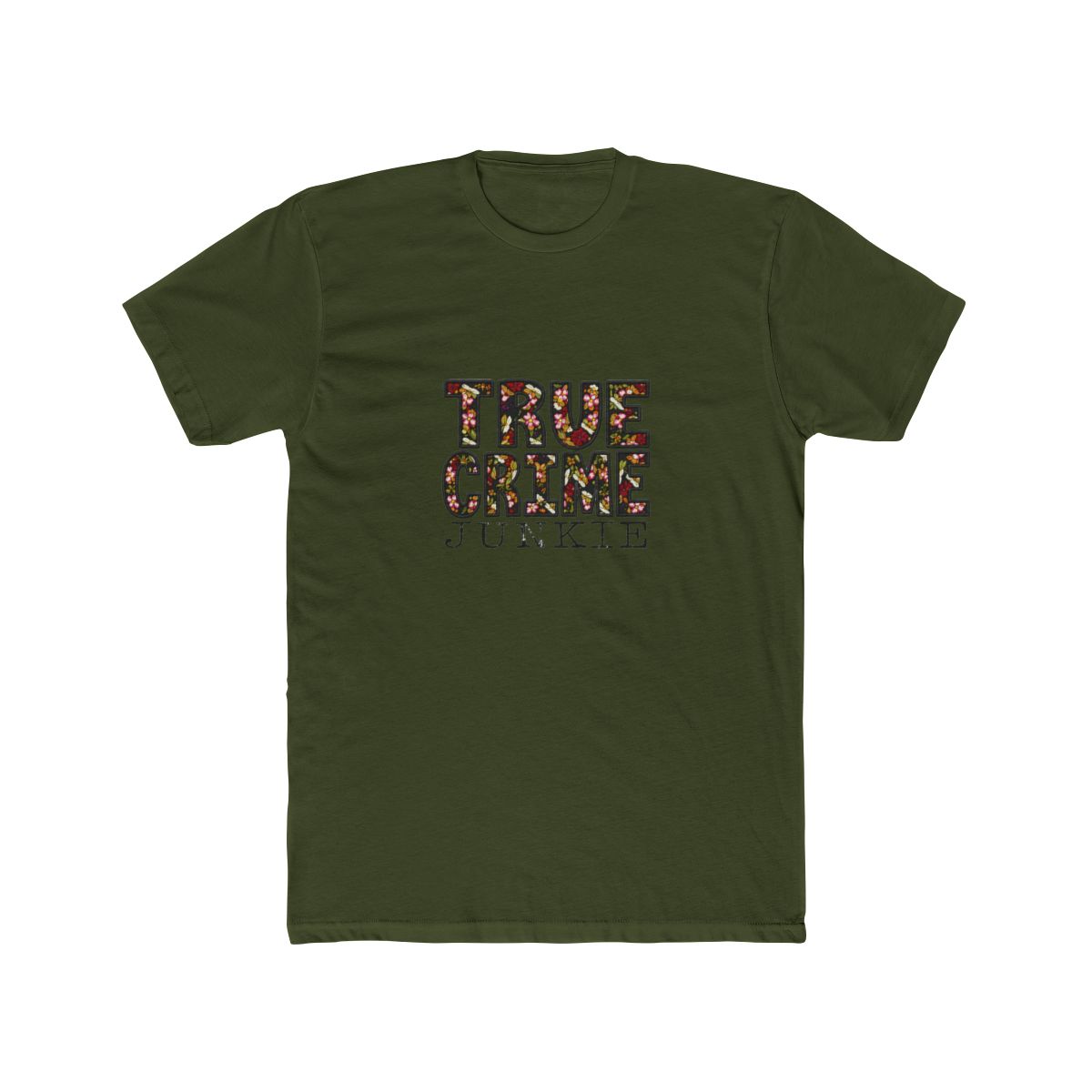 True Crime Junkie Shirt, True Crime Lover Tee, Crime Podcast Shirt, Funny Crime Fan Gift, Graphic T Shirt - alternate angle 5, merchandise
